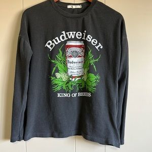 SOLD Long Sleeve Budweiser Shirt